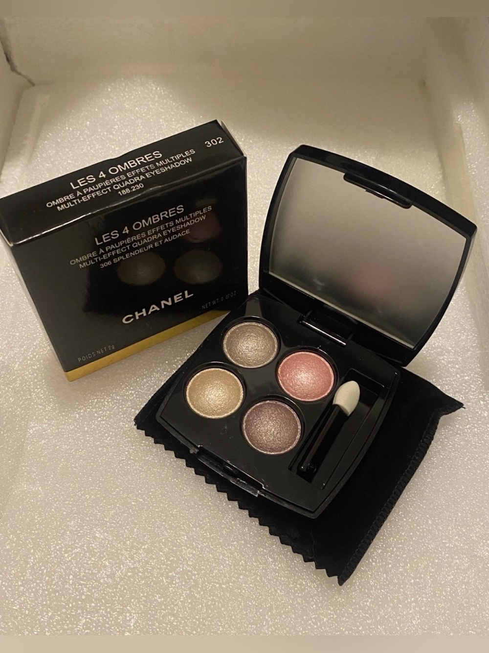 CHANEL Quad Les 4 Ombres Eyeshadow Palette - 302 Clair Obscur